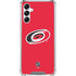 NHL Carolina Hurricanes Solid Background Galaxy A15 5G Clear Case